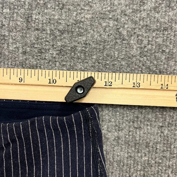 Lululemon Wunder Under Leggings Sz 4 Navy White Pinstripe High Rise Full Length - Picture 9 of 13